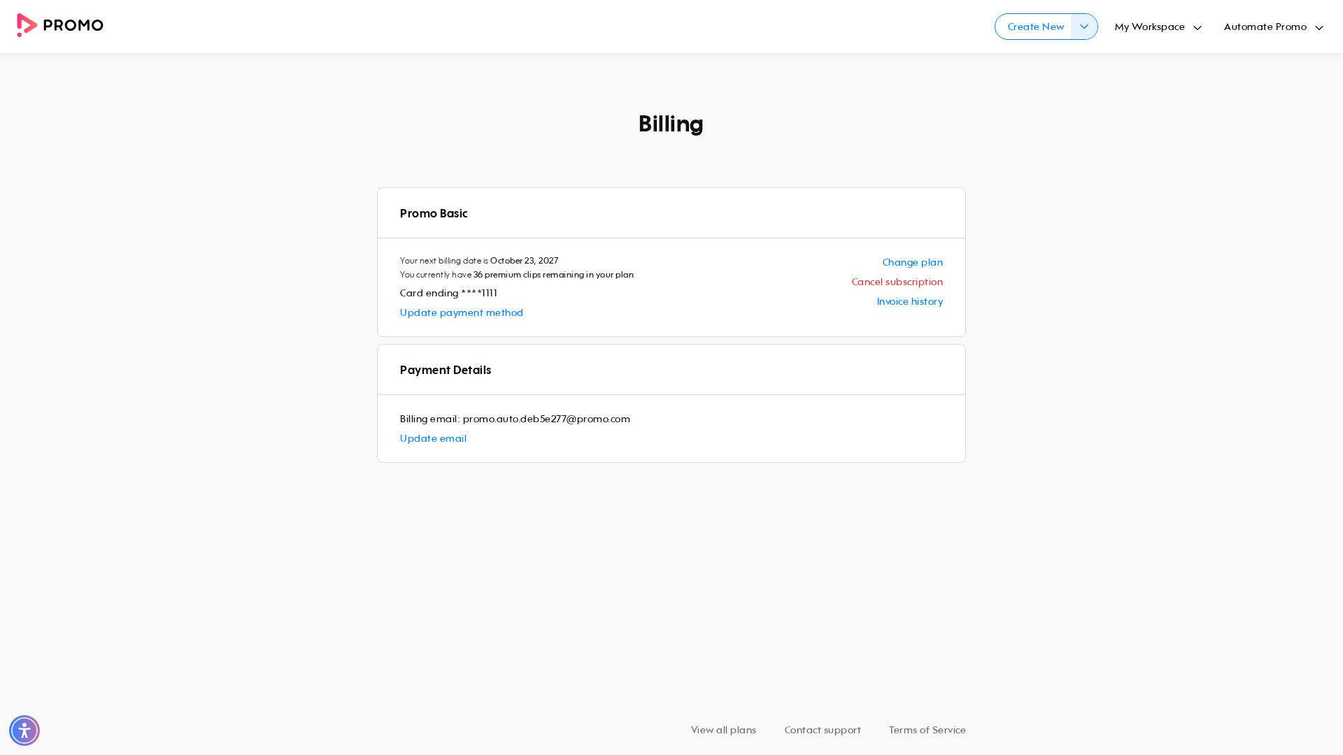 Test failure screenshot